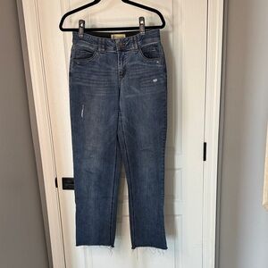 Democracy Deep Indigo Cropped Jeans